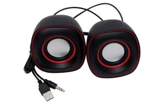 Computer Speakers, PC Speakers, Computer Speakers for Desktop 2.0 USB-Powered Mini Computer Speaker with Subwoofer, USB Speakers for Pcs and Laptops, Speakers for PC