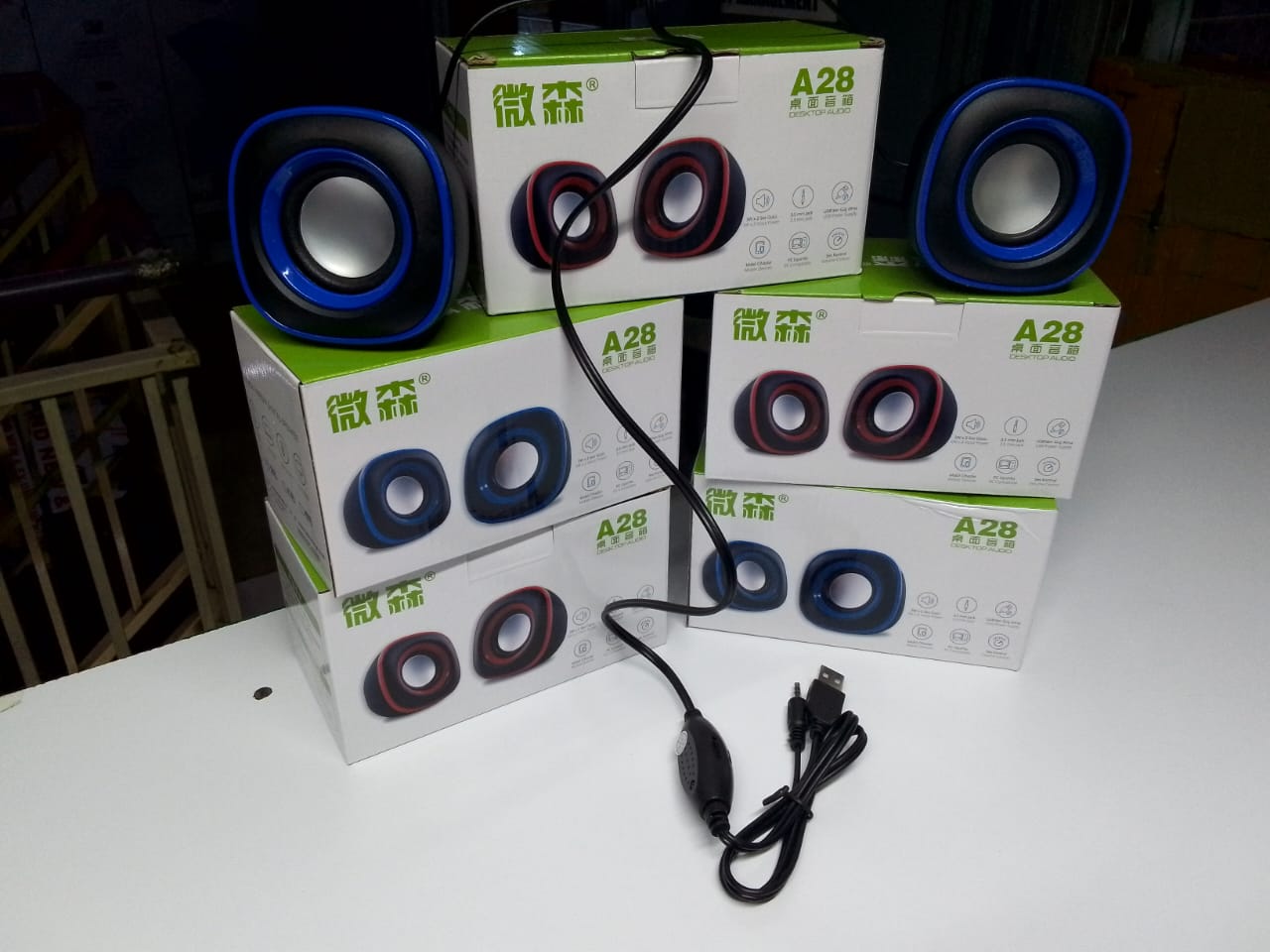 Computer Speakers, PC Speakers, Computer Speakers for Desktop 2.0 USB-Powered Mini Computer Speaker with Subwoofer, USB Speakers for Pcs and Laptops, Speakers for PC