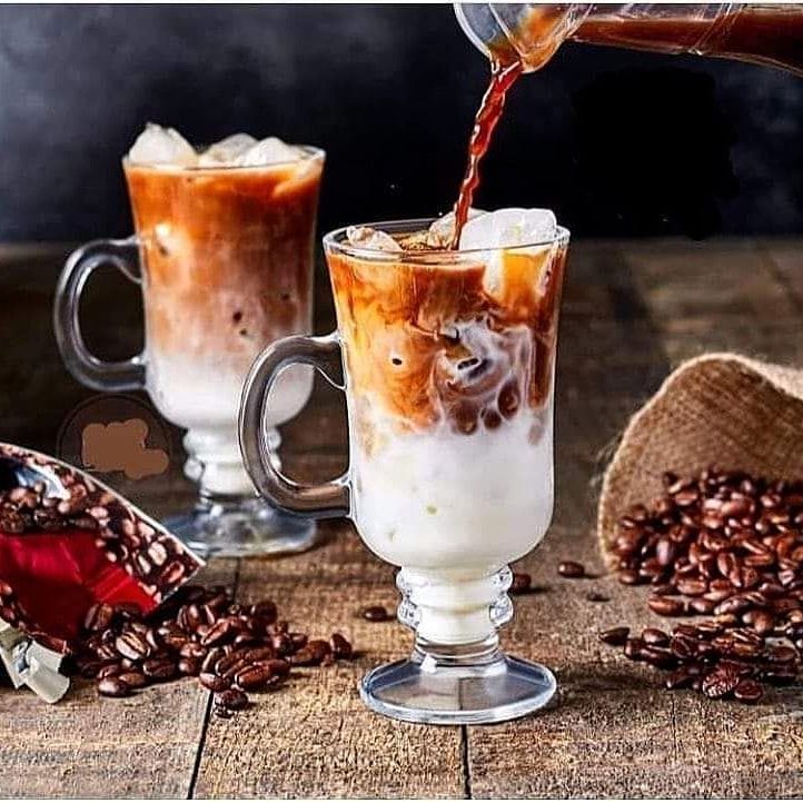 Premium Glass Coffee Mug Tea Cups 230 ML, Transparent, Glass Cups Set for Tea, Coffee, Green Tea, Herbal Tea, Lemon Tea, Milk Cup, Hot/Cold Drinks Cups Set of (6)