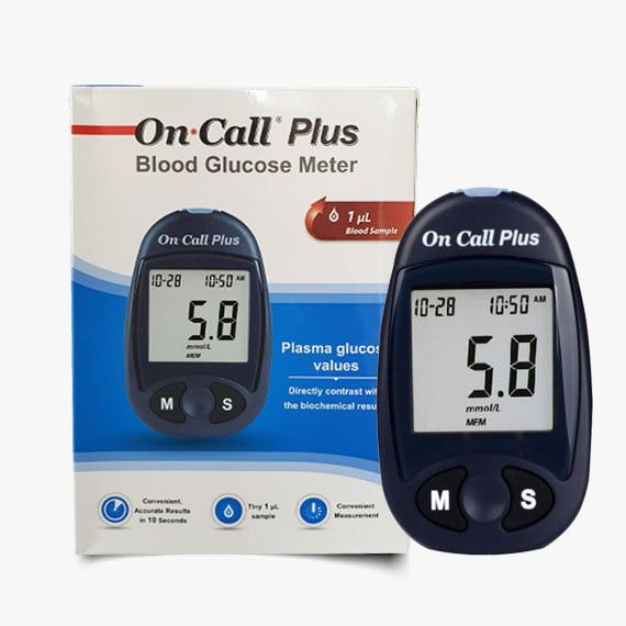 On Call Blood Glucose Test Kit – Accurate Sugar Level Monitoring with Glucometer