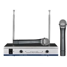 Max UHF Wireless Microphone System With Microphone Sponge Public Address System