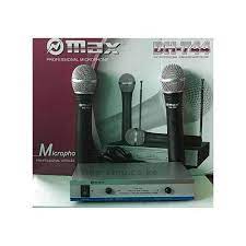 Max UHF Wireless Microphone System With Microphone Sponge Public Address System