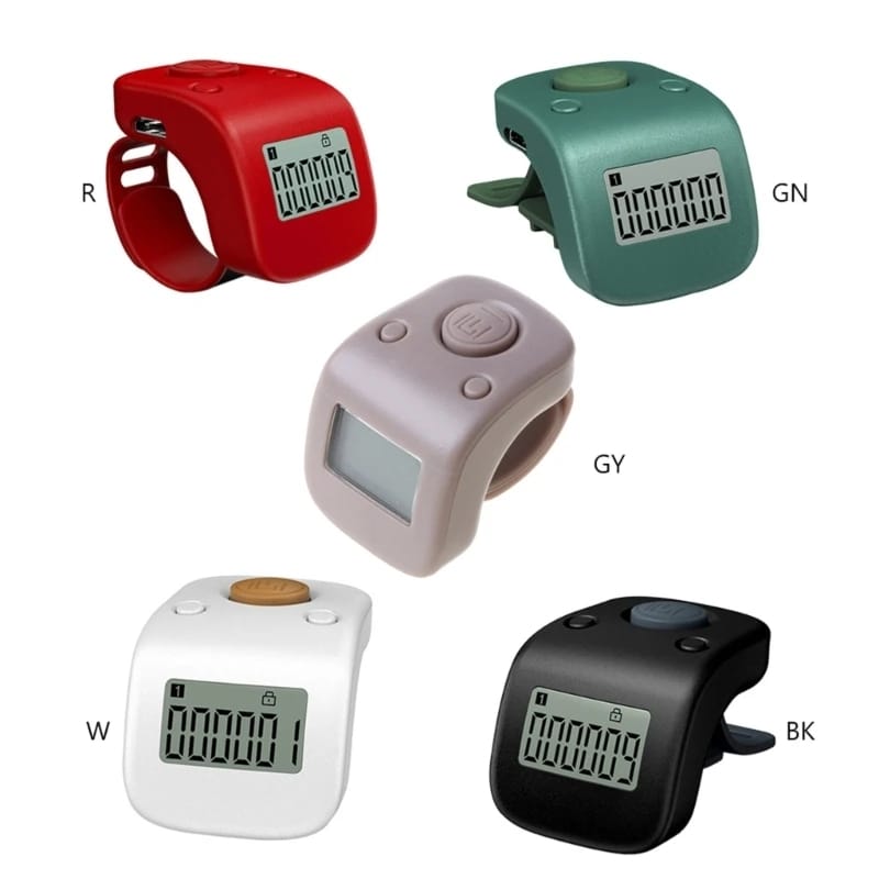 Digital LCD Counter Rechargeable Counter 6 Channel Counting 6 Digit Beads Prayer Counter