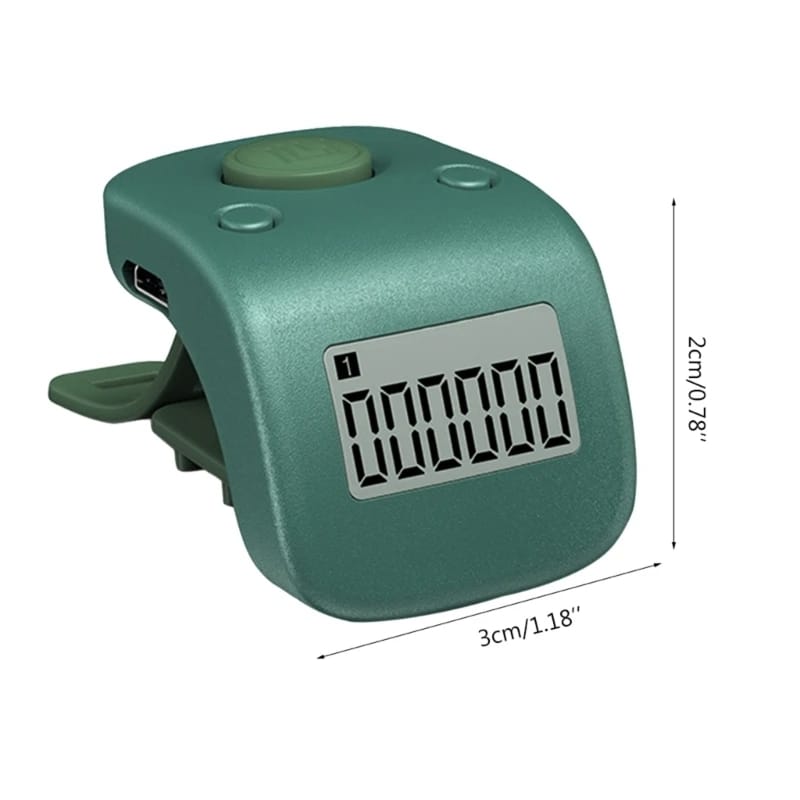 Digital LCD Counter Rechargeable Counter 6 Channel Counting 6 Digit Beads Prayer Counter