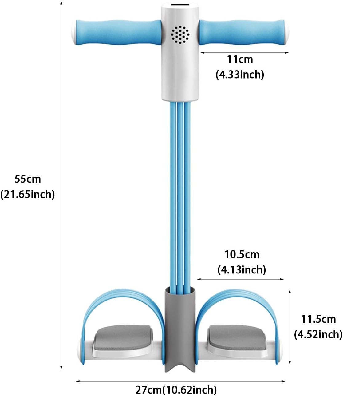 Workout Pedal Puller - Resistance Band | Puller Strength Training Sit Up | Tension Rope Fitness Equipment | Comfortable Exercise Band, Smart Sit Up Training Device with 6 Tubes for Exercises