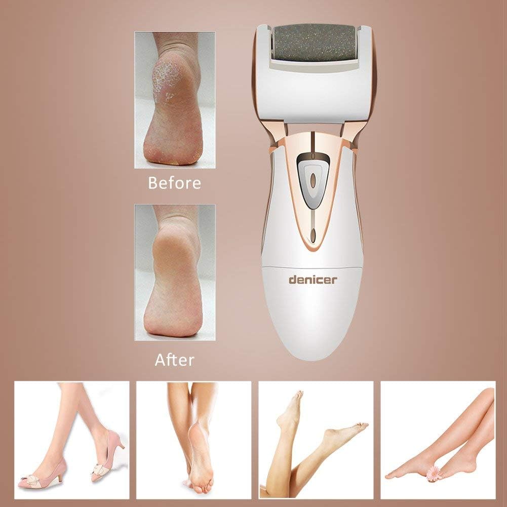 Electronic Pedicure Foot File Professional Rechargeable Callus Remover Machine Corn Removal Foot Care Tool to Remove Dry, Hard Skin