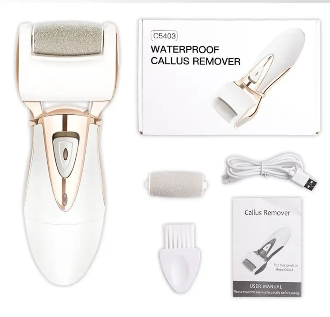 Electronic Pedicure Foot File Professional Rechargeable Callus Remover Machine Corn Removal Foot Care Tool to Remove Dry, Hard Skin