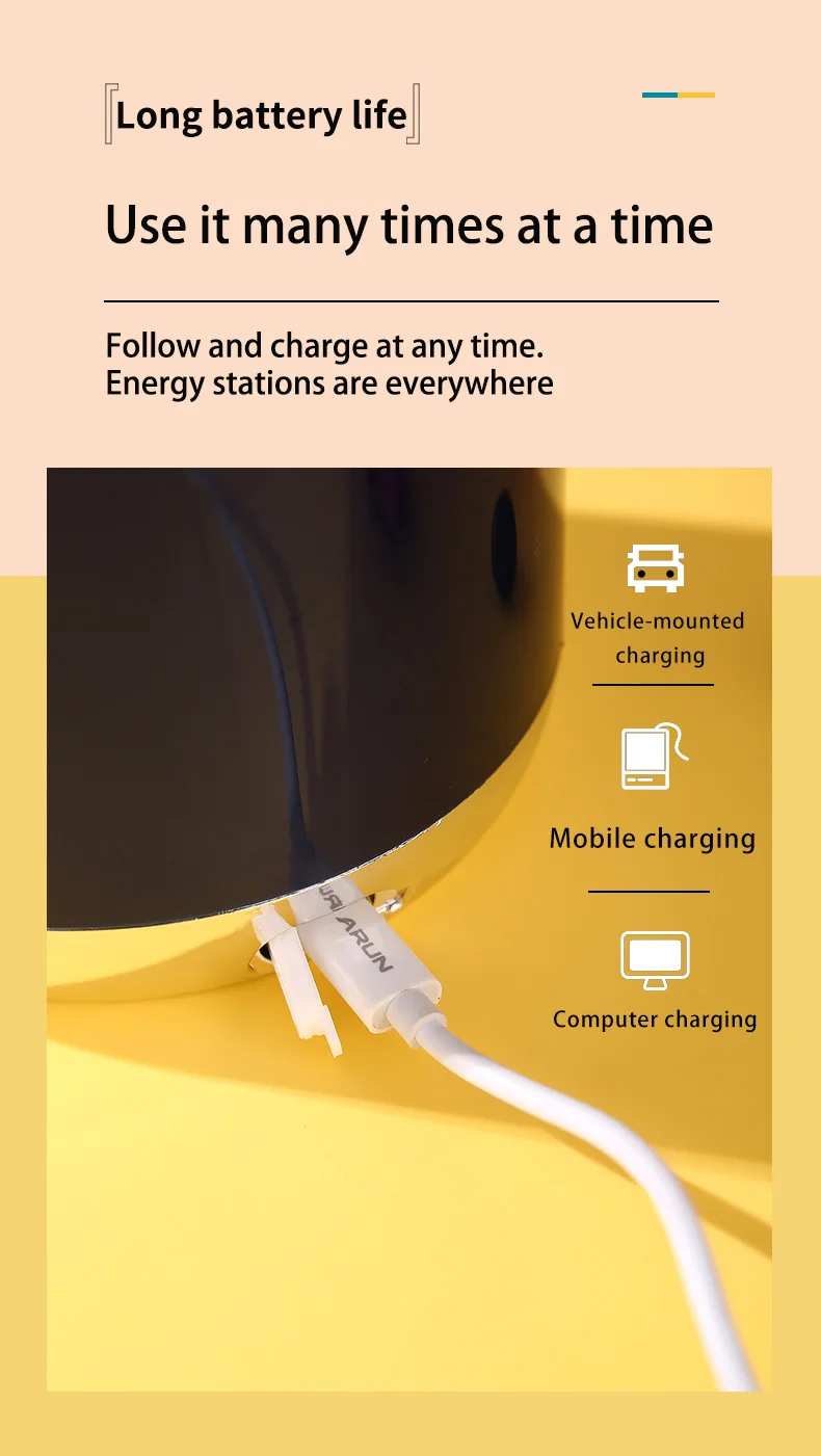 Rechargeable Citrus Juicer, Orange Juicer Squeezer, Juicer, Wireless Portable Juicer Blender with USB Charging Electric Fruit Juicer Machine for Travel & Kitchen Purpose