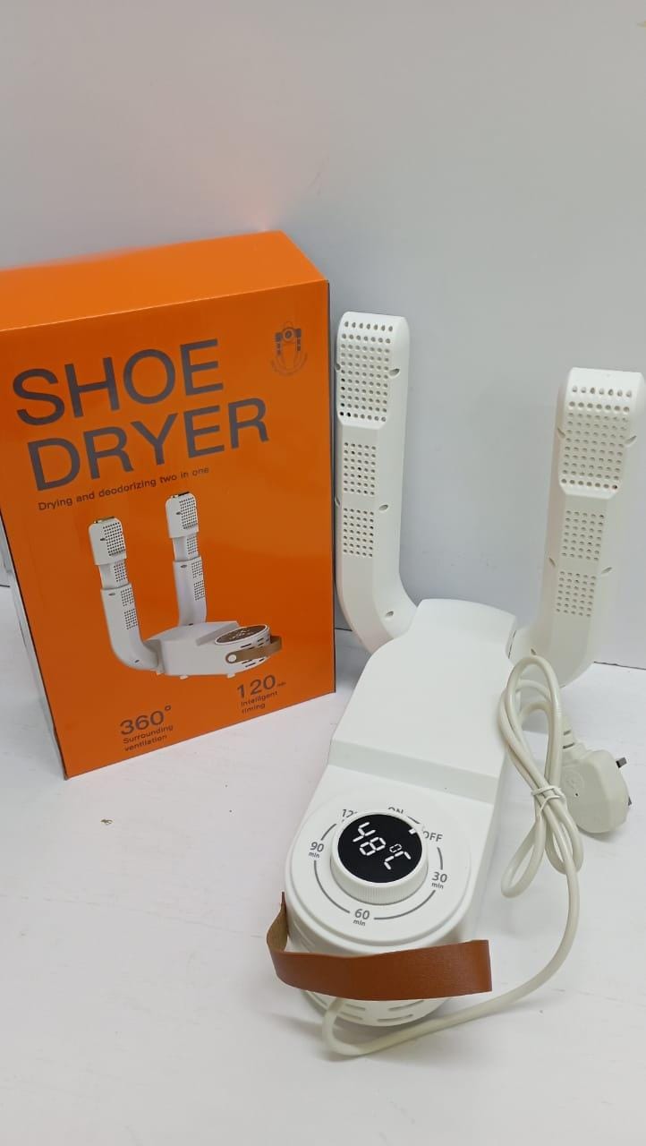 Shoe Dryer, Boot Dryer for Work Shoes, Portable Boot Dryer, 360° Heat Dissifting Boots Warmer, Adjustable Shoe Dryer with LED Display, Foldable Glove Dryer Boots Warmer