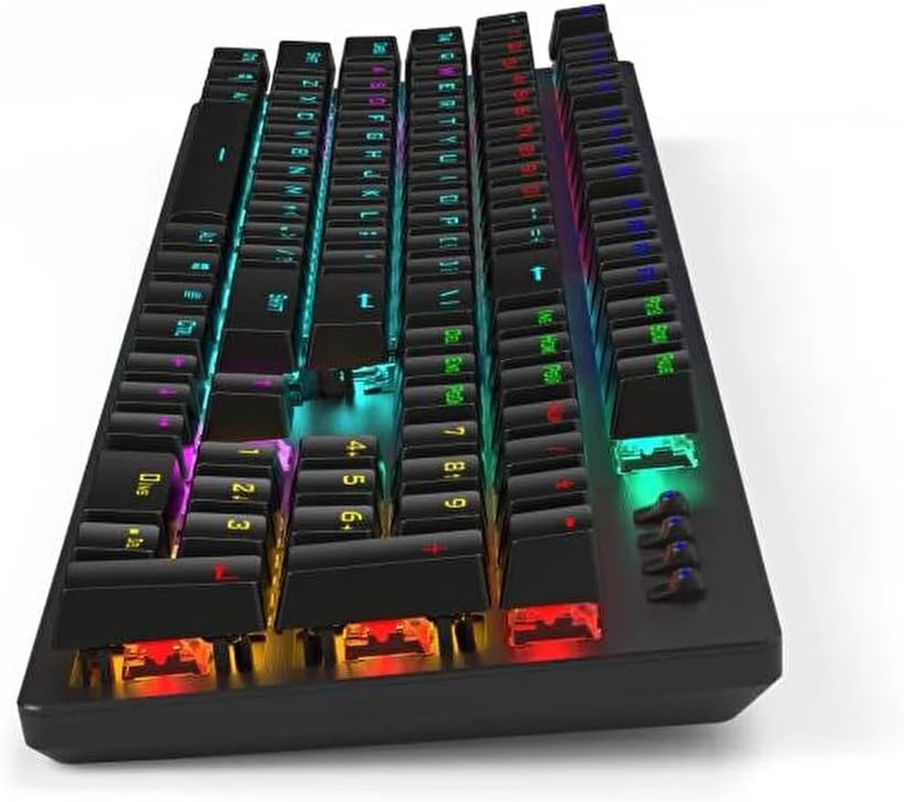 Mechanical Gaming Keyboard GK100F Wired Mechanical Full Sized Gaming Keyboard