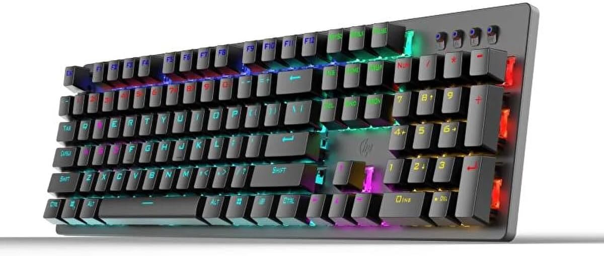 Mechanical Gaming Keyboard GK100F Wired Mechanical Full Sized Gaming Keyboard