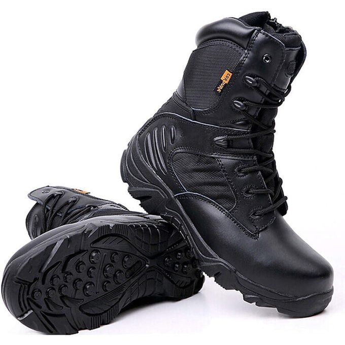 {OFFER!! OFFER!!} Delta MILITARY DESERT COMBAT BOOTS - Black