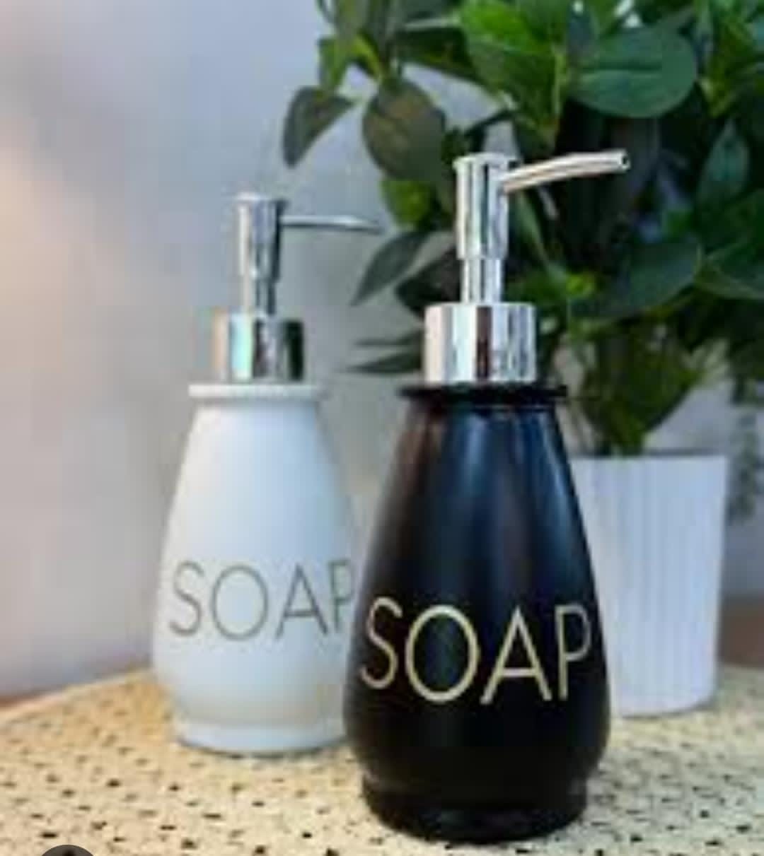 Ceramic glass 400ml single lotion soap dispenser with Finish Liquid Handwash Soap Dispenser with Pump for Bathroom | Handwash Dispenser for Kitchen | Bathroom Accessories                             .