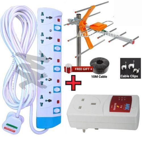 MK UALITY TV GUARD FOR DIGITAL SMART TV +FREE AERIAL +5 WAY POWER EXTENSION
The best in town
