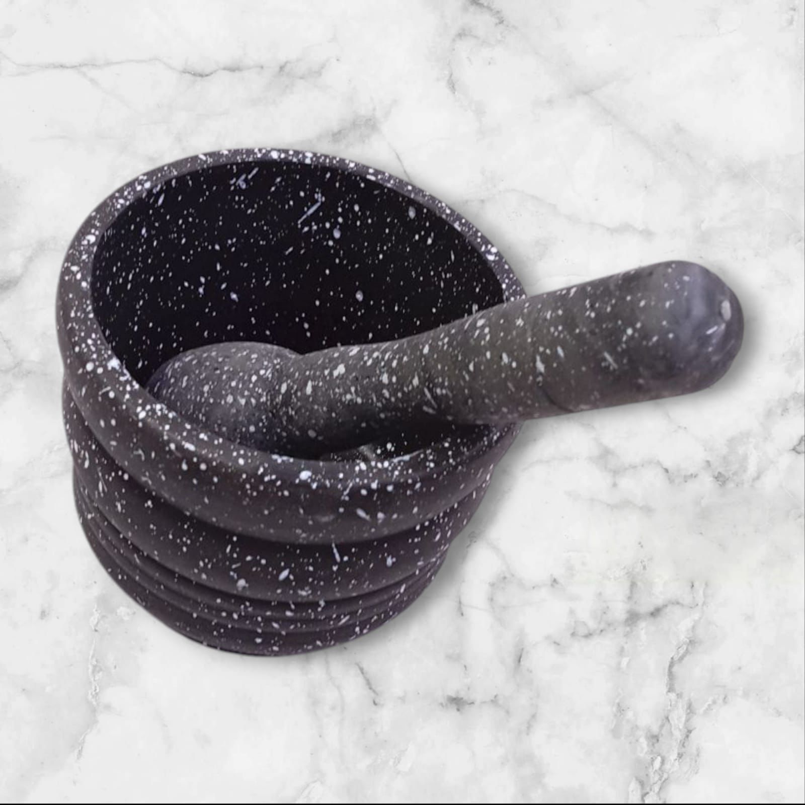 Mortar and Pestle
A mortar and pestle is a classic kitchen tool used for grinding, crushing, and mixing ingredients into fine pastes or powders. It’s ideal for preparing spices, herbs, sauces, pastes,