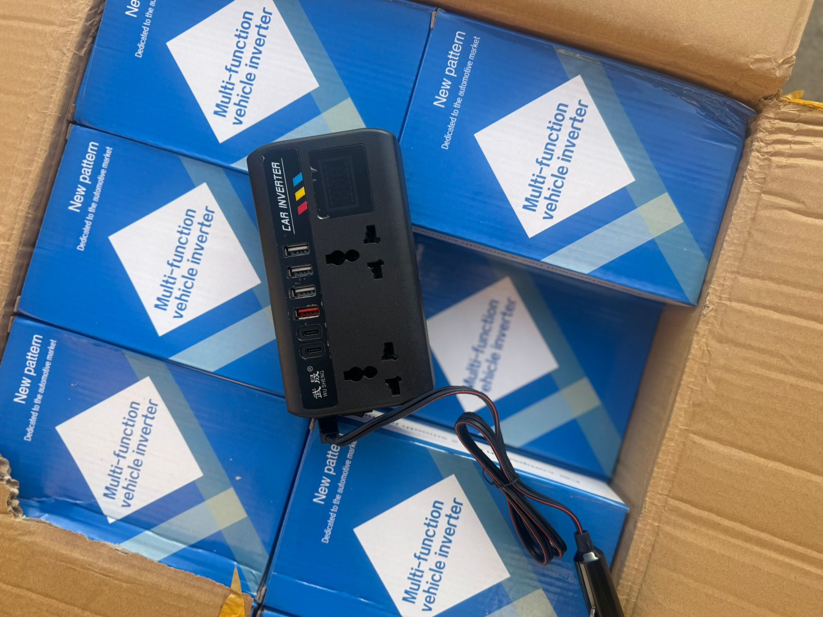 Vehicle Inverter
Turn your car into a mobile power station with a Vehicle Inverter, a handy device that converts your vehicle’s DC battery power into AC electricity — so you can run laptops, chargers,