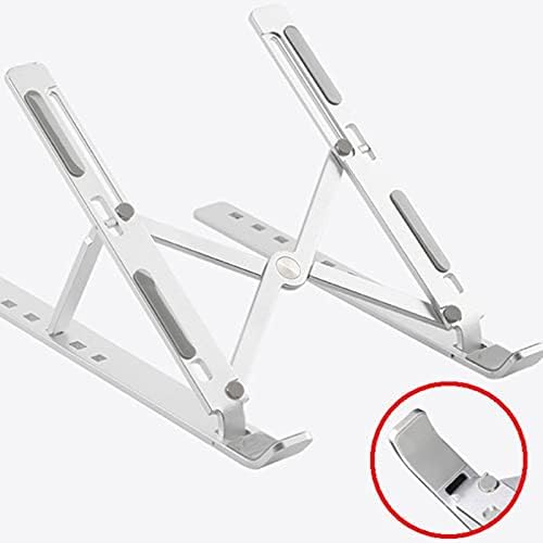 Generic Uniserval Foldable Adjustable Laptop Stand & Holder Desk Laptop Stand,Suturun Ergonomic Detachable Computer Stand for Laptop Riser for Desk,Portable Aluminum Laptop Stand Riser Holder Noteboo