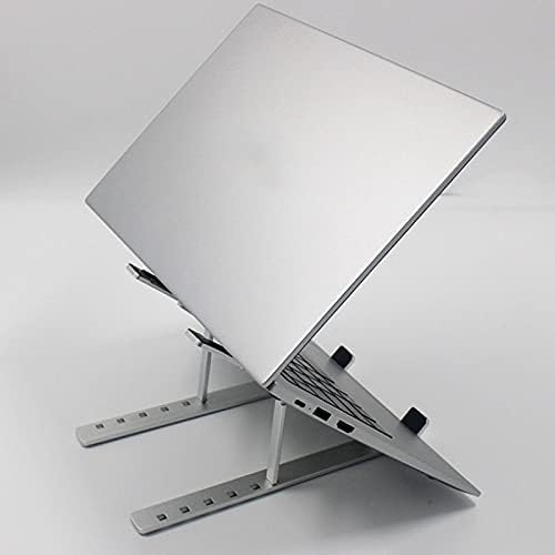 Generic Uniserval Foldable Adjustable Laptop Stand & Holder Desk Laptop Stand,Suturun Ergonomic Detachable Computer Stand for Laptop Riser for Desk,Portable Aluminum Laptop Stand Riser Holder Noteboo