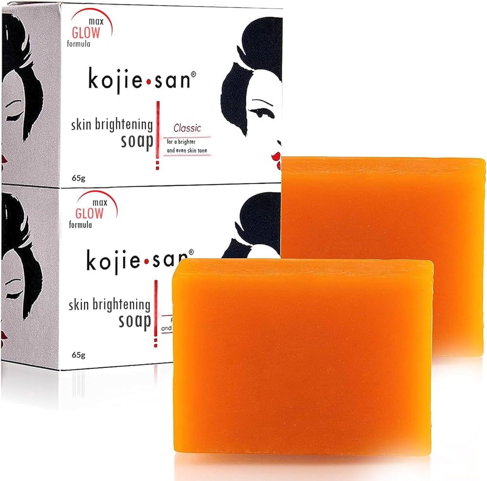 Kojic Acid Soap For Face Body Skin Whitening Moisturizing Brightening Dark Spots Even Tone Fair Smooth Skin