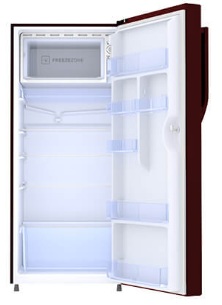 Haier 215L Fridge Single Glass Mirror Door Direct Cool   HRD-2204PMG