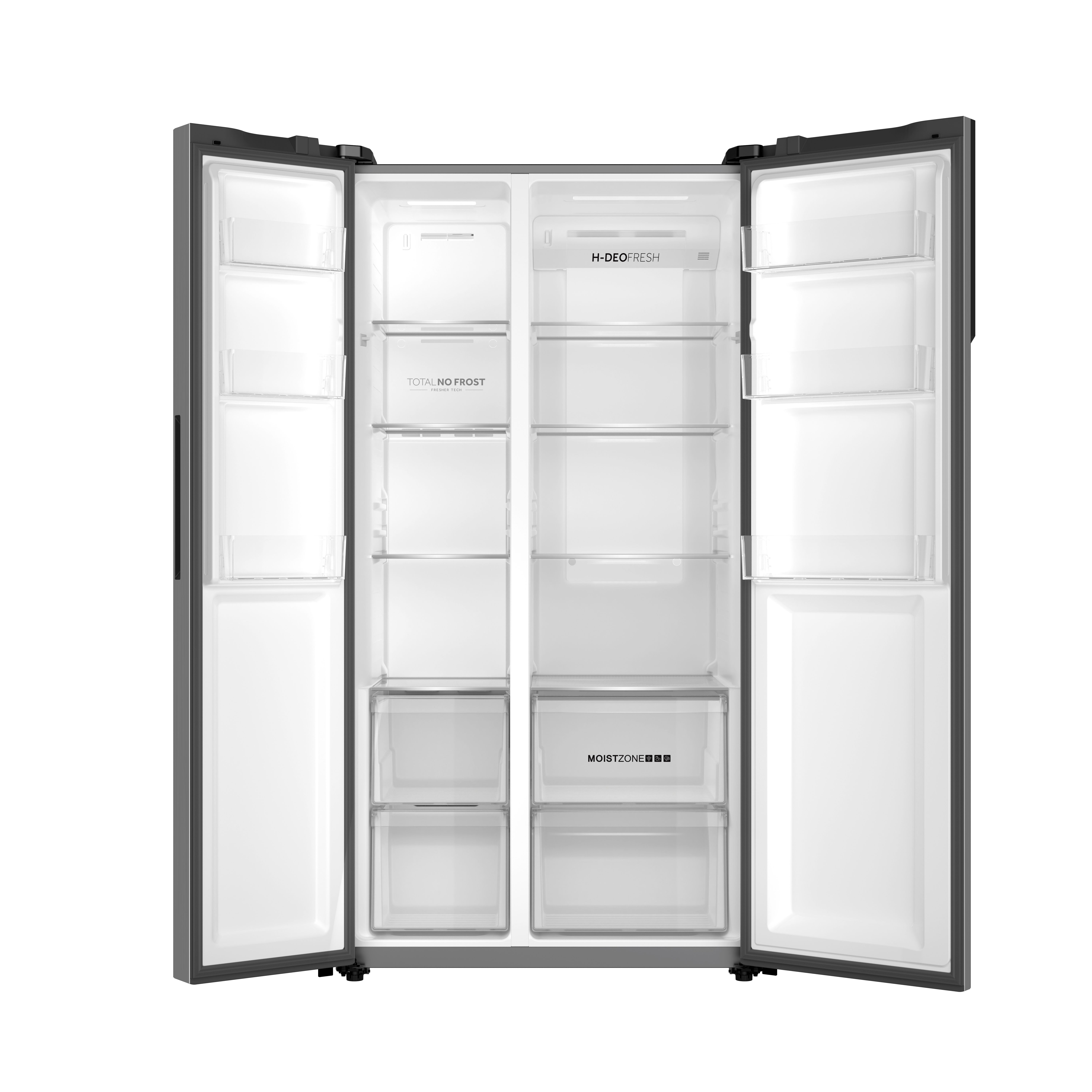 Haier 527L SBS Fridge Sunlight Steel HRF-668SS(KE), Inverter/No Frost