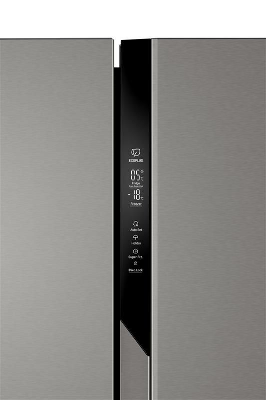 Haier 527L SBS Fridge Sunlight Steel HRF-668SS(KE), Inverter/No Frost