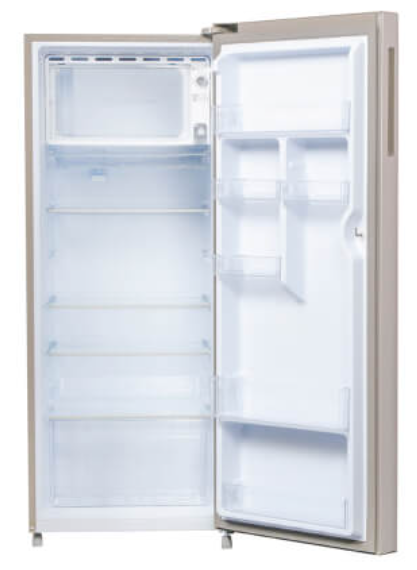 Haier 190L Fridge Single Glass Door Direct Cooling - Silver - HRD-1954CSS