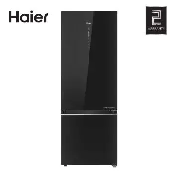 Haier 346L Fridge- No Frost Bottom Mount Freezer Triple Inverter HRB-3664PKG -  Black
