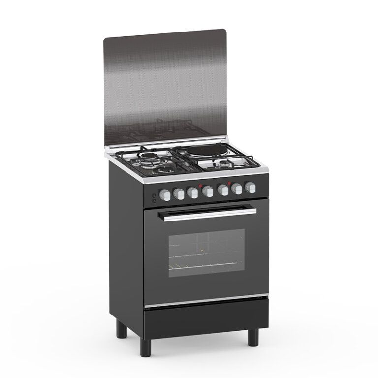 Haier - HCR2031EED1  3 Gas + 1 Electric 60X60 Cooker with Electric Oven