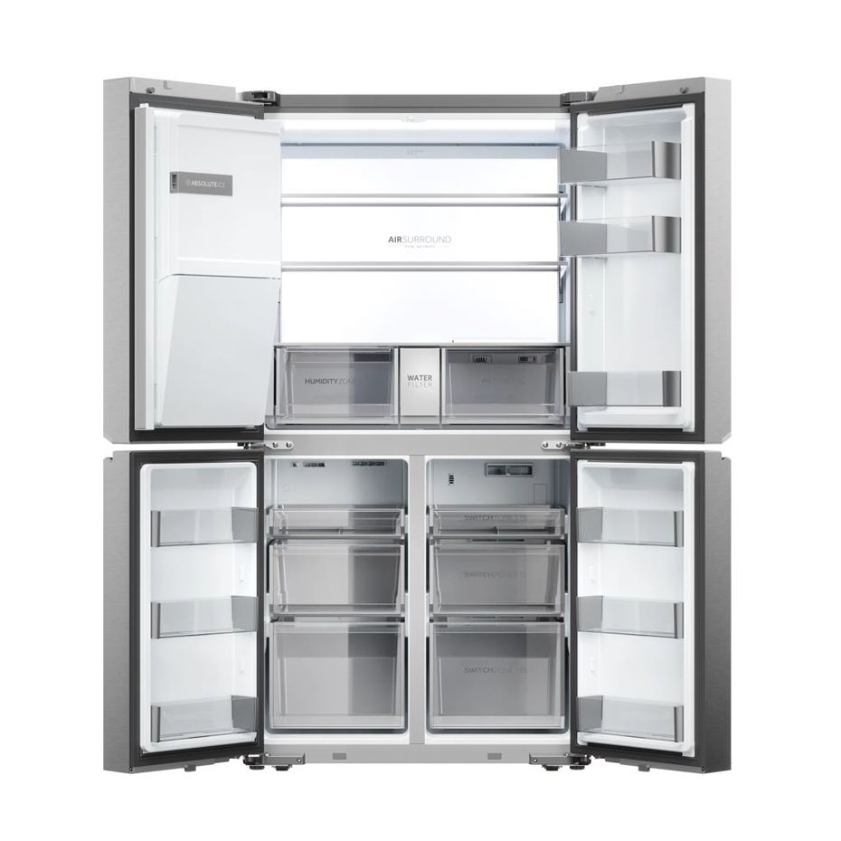 Haier 601L No Frost -4-Door Fridge Triple Inverter - HCR7918EIMP(UK)