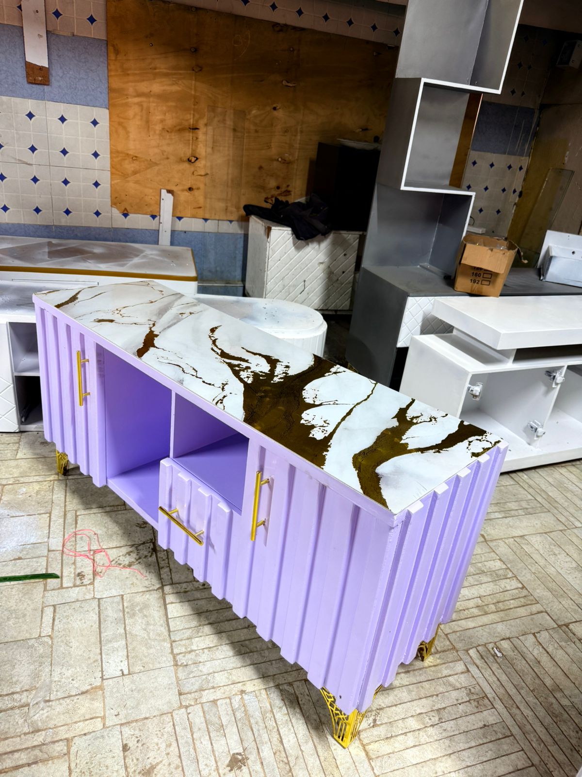 Stylish 4.5ft TV Stand – sleek, compact, and modern! Designed to save space while adding a touch of elegance to your living room. Strong, practical, and perfect for everyday entertainment.