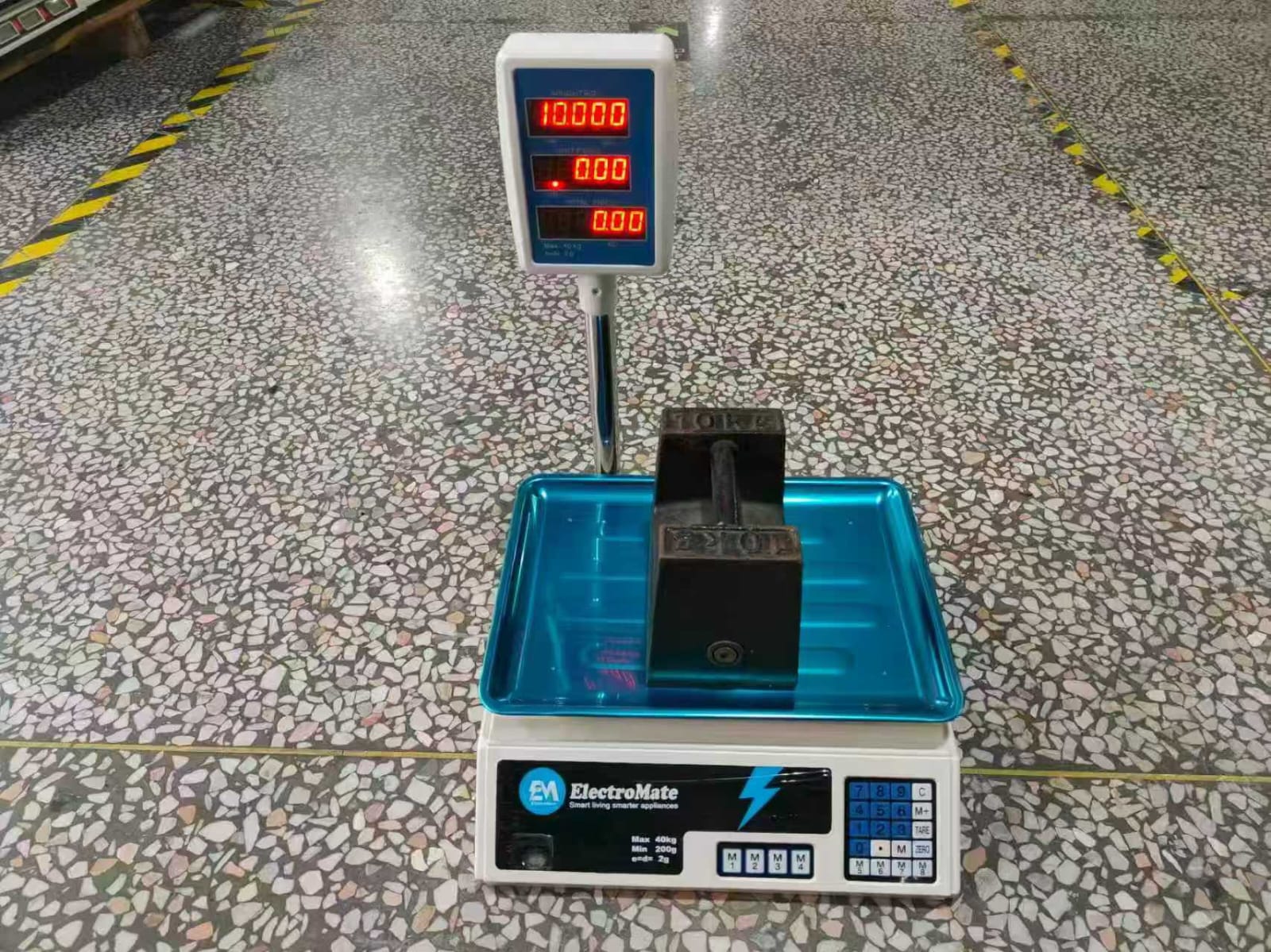 Electromate 40kg Digital Computing Weighing Scale with Arm – Accurate & Reliable!
Monitor your weight and track progress with the Electromate 40kg Digital Weighing Scale. Designed for precision, durab