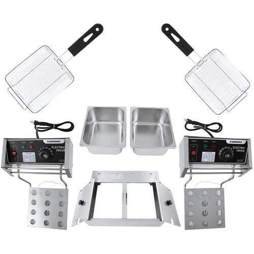 Nunix 12L Double Chicken And Chips Electric Fryer (6+6)L