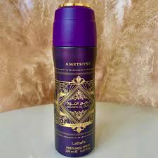 Lattafa Bade’e Al Oud Amethyst Perfumed Body Spray -200ml AMETHYST Unisex Scented Deodorant. Exquisite Oriental Aromas