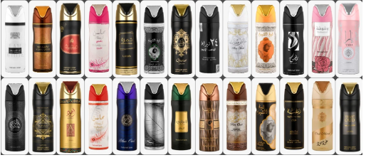 Lataffa Perfumed body sprays Yara/Mayar/Asad/Ajwad/Khamrah/Amethyst/Velvet oud/Sublime/Maahir gold/Maahir legacy/Ahlam/Oud mood/Luxe 200ml each