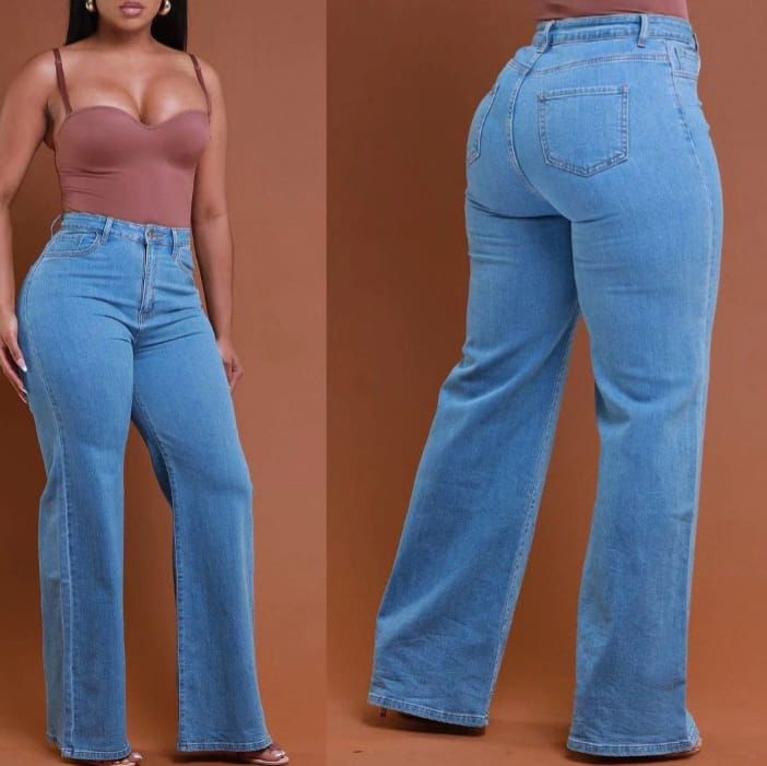 Classic fashionable multifunctional timeless high quality Women' wide leg mom jeans Work Casual Pants with Super Stretch Comfortable Skinny Legs for Work