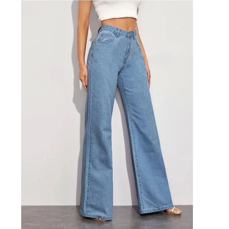 Classic fashionable multifunctional timeless high quality Women' wide leg mom jeans Work Casual Pants with Super Stretch Comfortable Skinny Legs for Work
