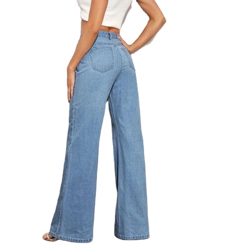 Classic fashionable multifunctional timeless high quality Women' wide leg mom jeans Work Casual Pants with Super Stretch Comfortable Skinny Legs for Work