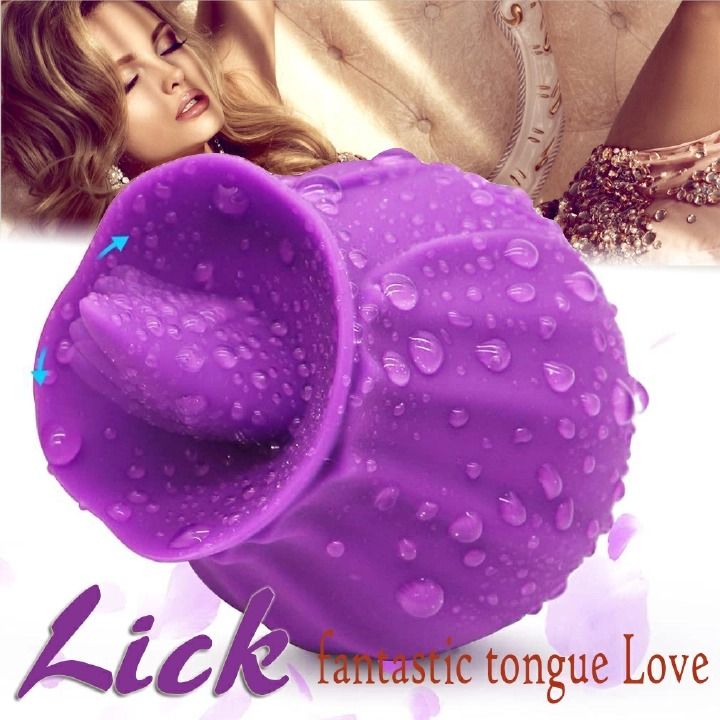 Rose Toy for Women, Upgraded Female Rose Flower Egg skipping Tongue lick Female masturbator Adult sex toys Adult gifts G-point stimulation vibratiofor Women, Toy with 10 Modes, Rechargeable Waterproof