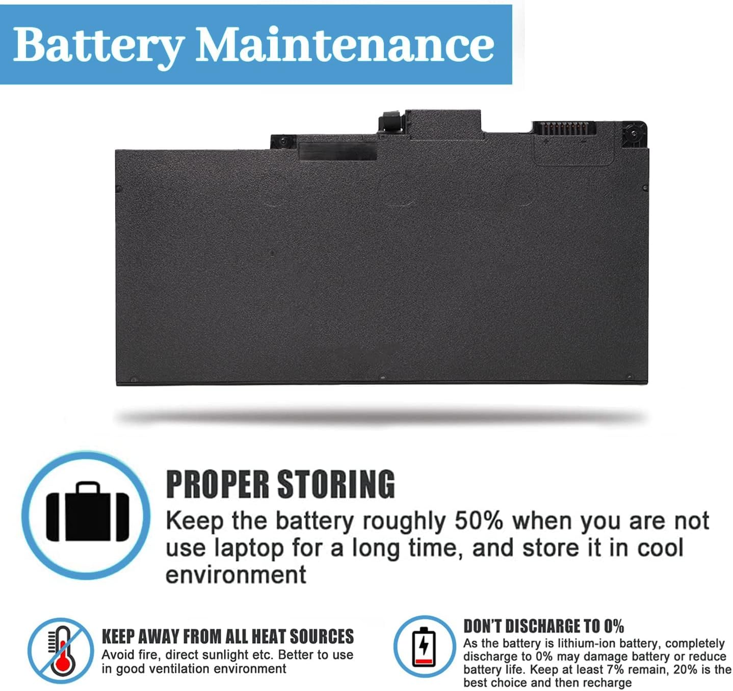 HP EliteBook 850 G4  Series Laptop Battery for HP CS03XL 800513-001 745 755 850 848 840 ZBook 15u G3 G4 HSTNN-IB6Y HSTNN-UB6S HSTNN-I33C-4 800231-1C1 800231-141 CS03046XL