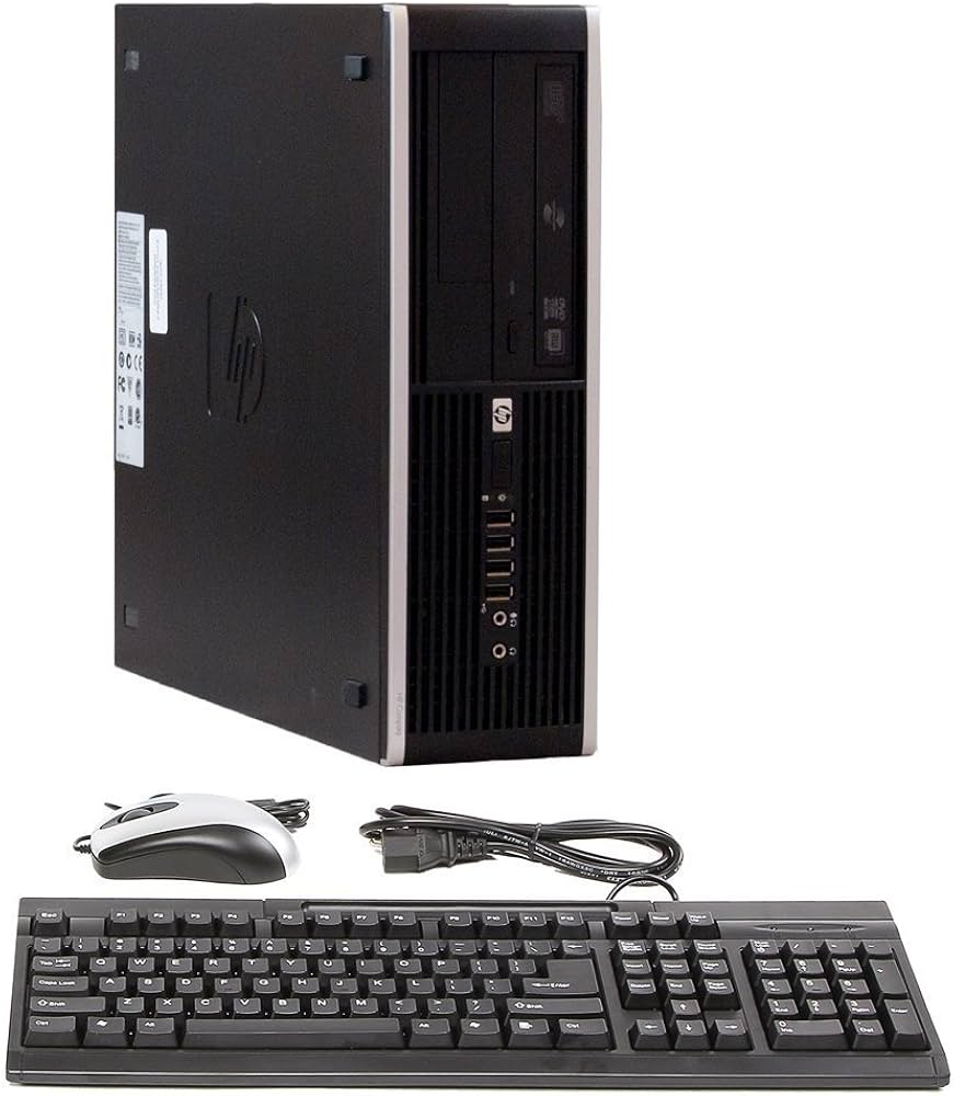 [FREE MOUSE & FREE KEYBOARD] HP SFF Desktop 6000 - Intel Core 2 Duo - 4GB RAM 500GB HDD Storage - Win 10 Pro - Refurbished Cheap Original School Business Cyber Computer Desktop