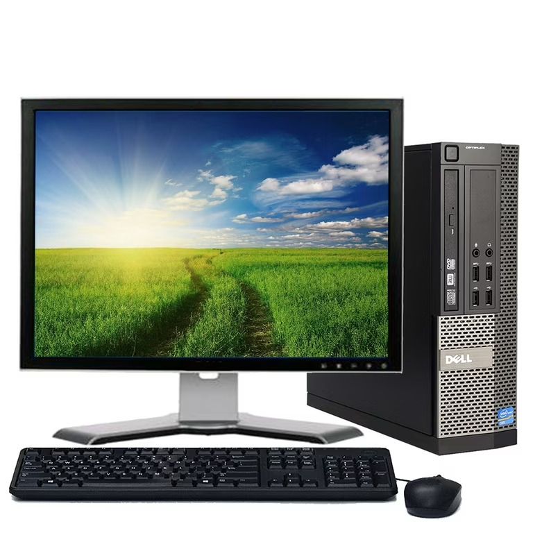 FAST DELL Optiplex 7020 Core i5 4th Gen 4GB RAM 500GB HDD 22" inch Screen   3.2GHz Speed Desktop computer CPU - Core I5 3.2GHz Windows 10 for business, office, home, school, business and POS SYSTEM