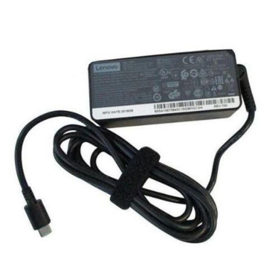 Lenovo 20V 3.25A 65W Type-C USB-C Laptop Charger for ThinkPad T480 T490 T490S T480S E580 E480 R480 X1 X390 X395 X280 X395 ADLX65YDC2A