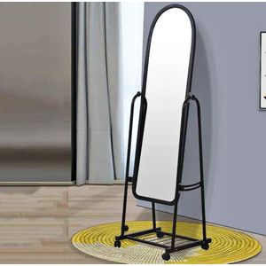 😋😋ON OFFER😋😋Full Length Dressing Mirror with Wheels stand alone mirror.🔅✔️high quality, excellent workmanship Dolls fitting room dressing mirror full-length mirror model rotating mirror furniture