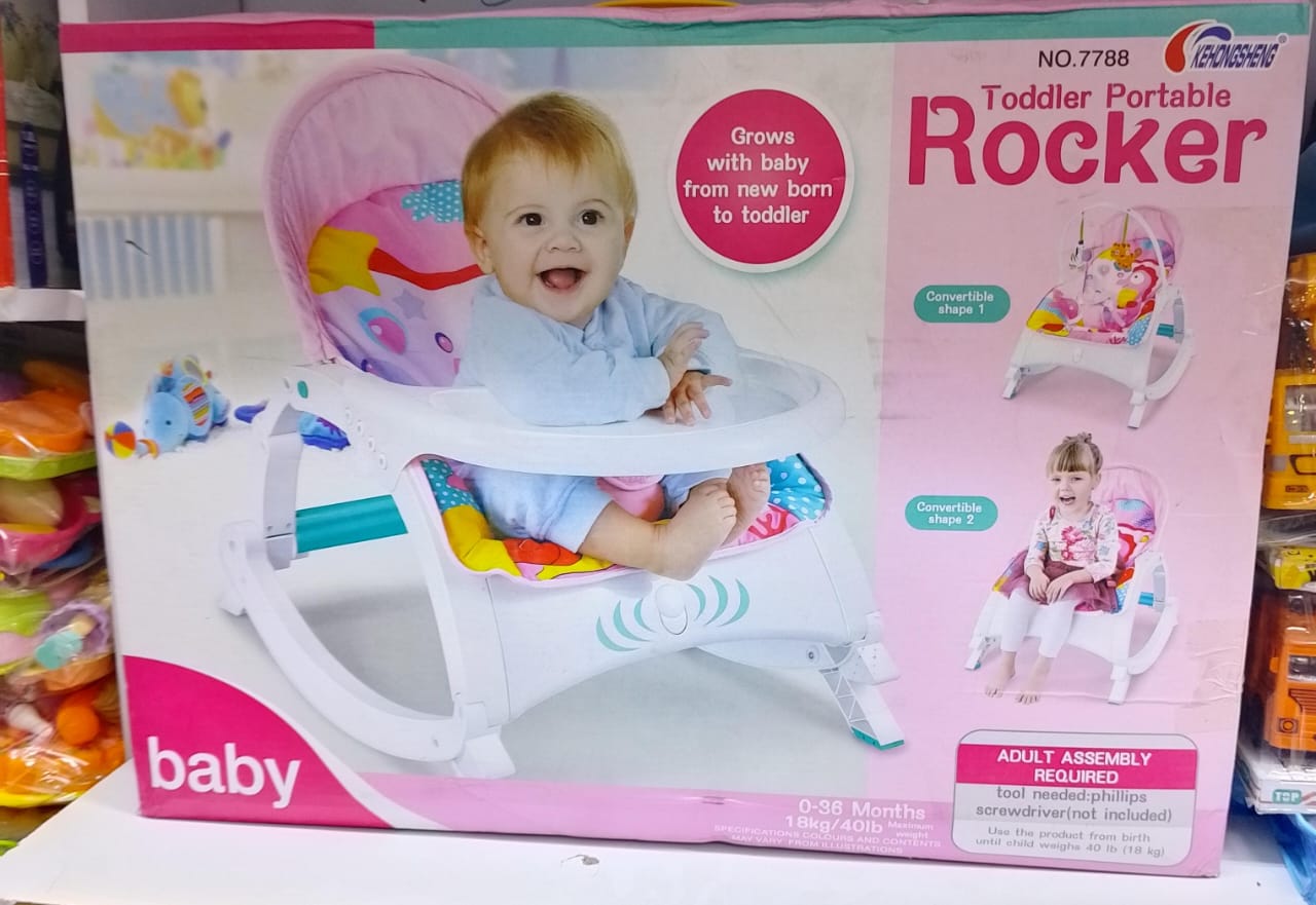 🥰ARRIVALS🕸️Baby Rocker With Dining Table, Music And Vibration Baby Rocker Swing Chair 1-3 Years☀️Soothing Motion: Gentle rocking to calm and comfort your baby effortlessly.
Adjustable Recline: Multi