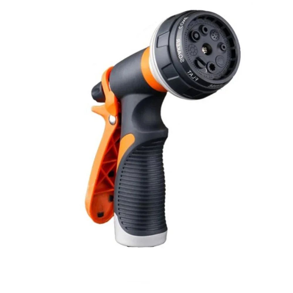 8 Pattern Garden Water Gun Hose Nozzle Mutifunctional Household Car Washing Yard Water Sprayer Pipe Tube Nozzle Sprinkle Tools