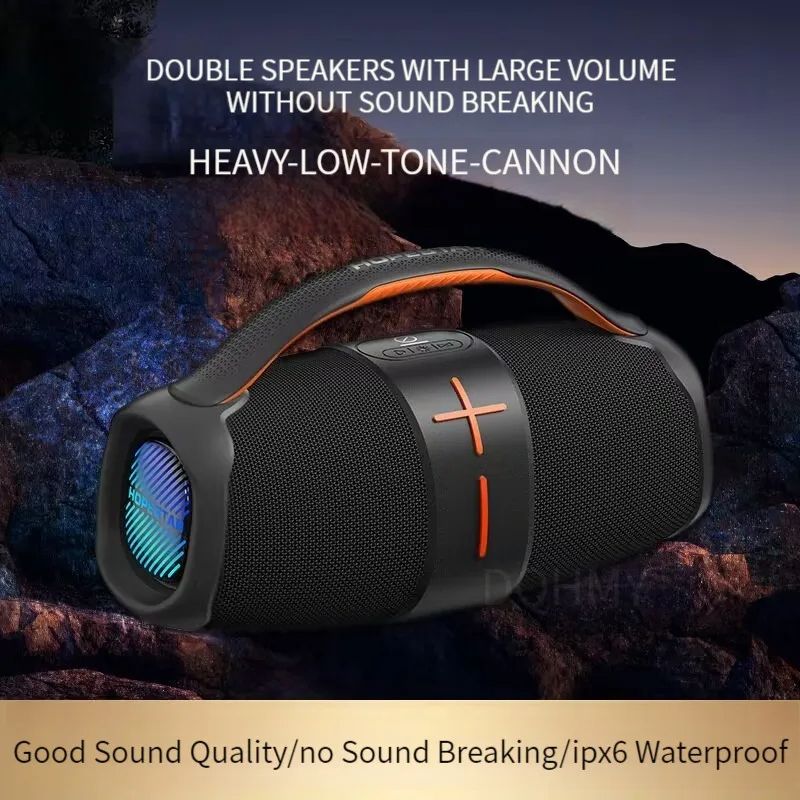 40W High power Boombox Speakers Portable bluetooth super Subwoofer mp3 player powerful column Audio center
