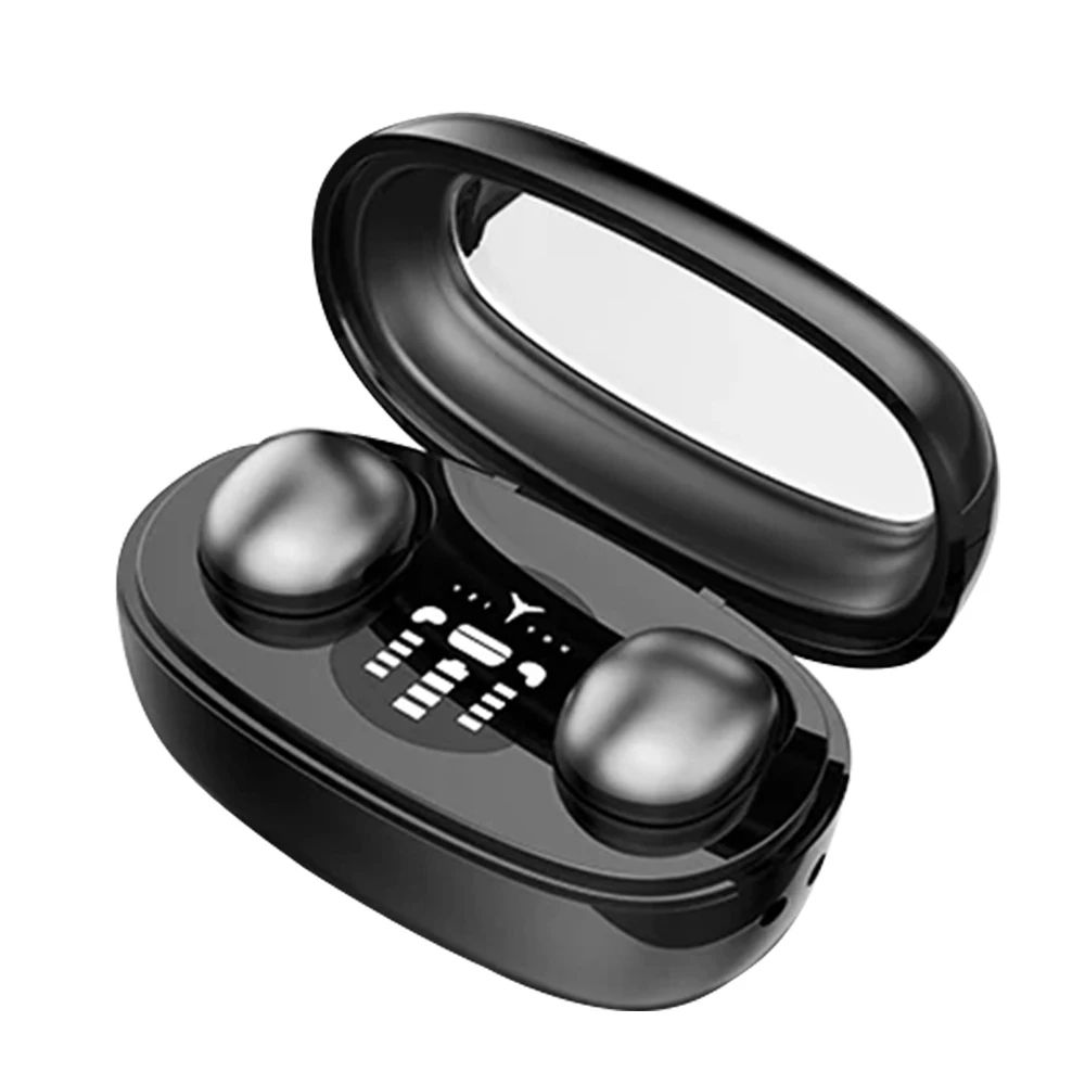 Mini Invisible Headphones TWS Bluetooth Earphones Wireless Headsets Sports HiFi Stereo Noise Reduction Earbuds For iPhone Andoird
