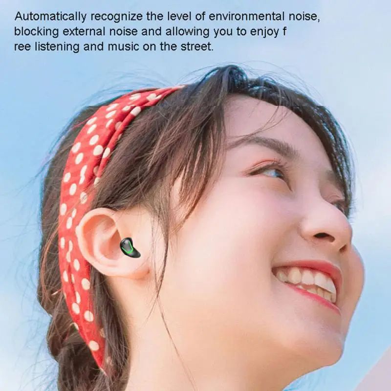 Wireless Sleep Noise-canceling Invisible Dual-ear Mini Long Battery Life Premium Quality Sound Top-selling Rising Hot