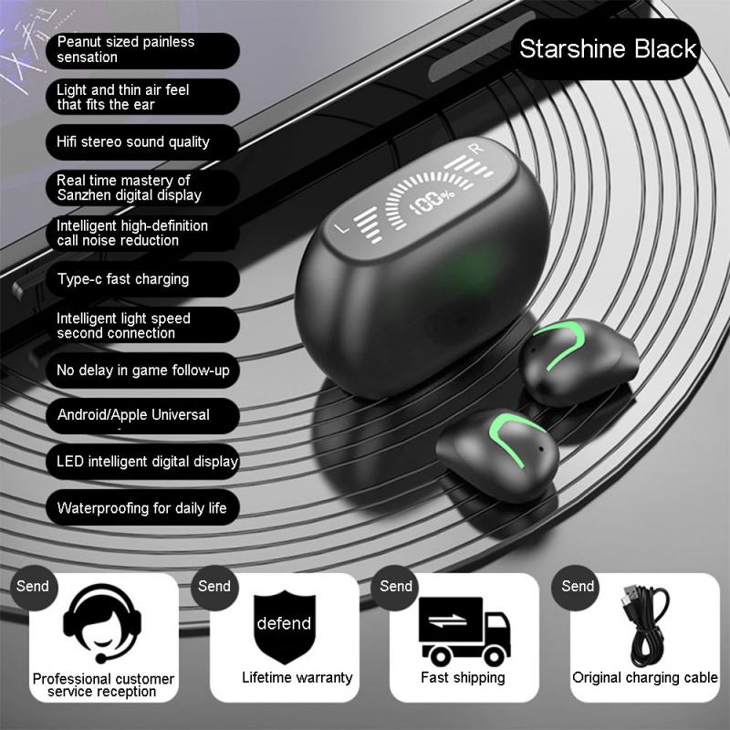 Wireless Sleep Noise-canceling Invisible Dual-ear Mini Long Battery Life Premium Quality Sound Top-selling Rising Hot
